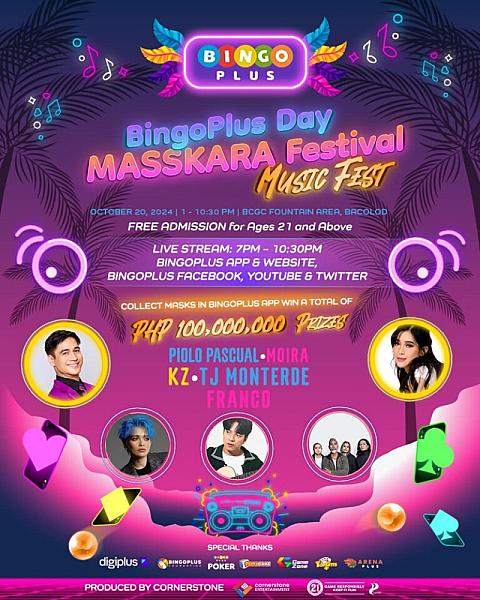BingoPlus Day Masskara Festival Music Fest