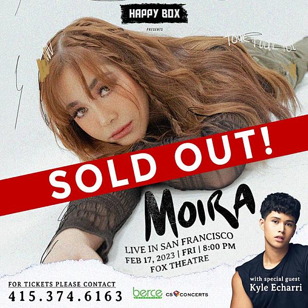 Moira Live in San Francisco