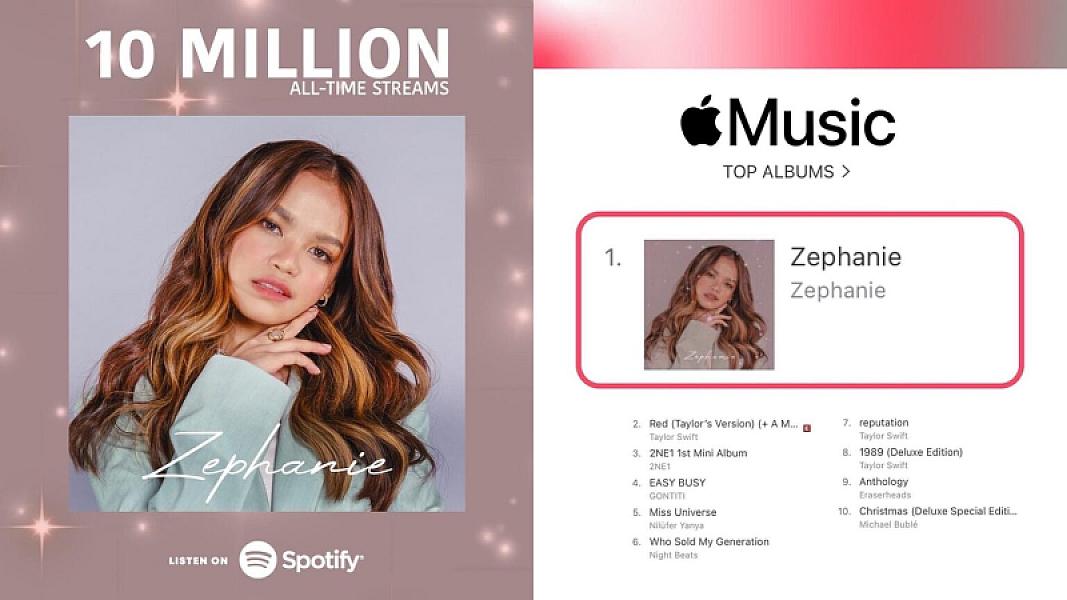 Zephanie marks 10 million streams; drops a self-titled album