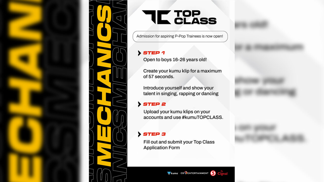 Auditions Are Now Open For “Top Class: The Rise To P-Pop Stardom”
