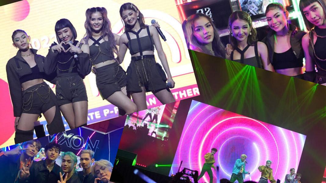 VXON and G22 Perform at the New Frontier Theater For The 2022 P-POP Convention