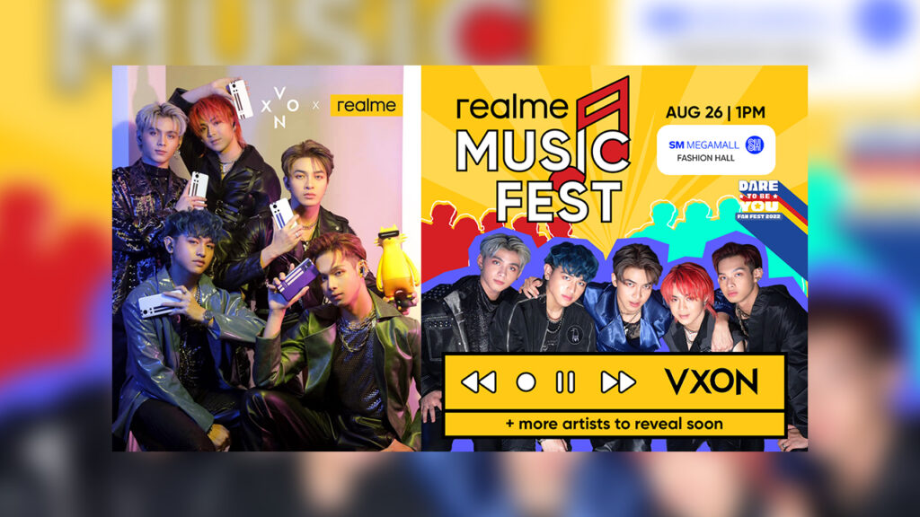 VXON Becomes First P-Pop Group to Endorse Smartphone Brand realme