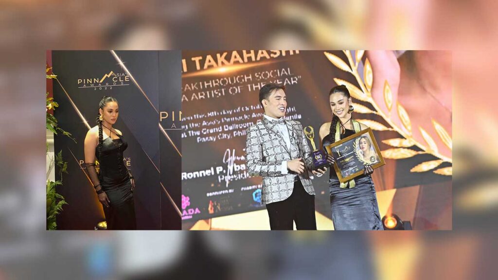 Yukii Takahashi Named As “Breakthrough Social Media Artist of the Year” by Asia’s Pinnacle Awards