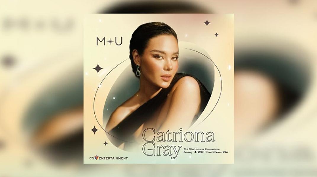 Miss Universe 2018 Catriona Gray to commentate for 71st Miss Universe in New Orleans
