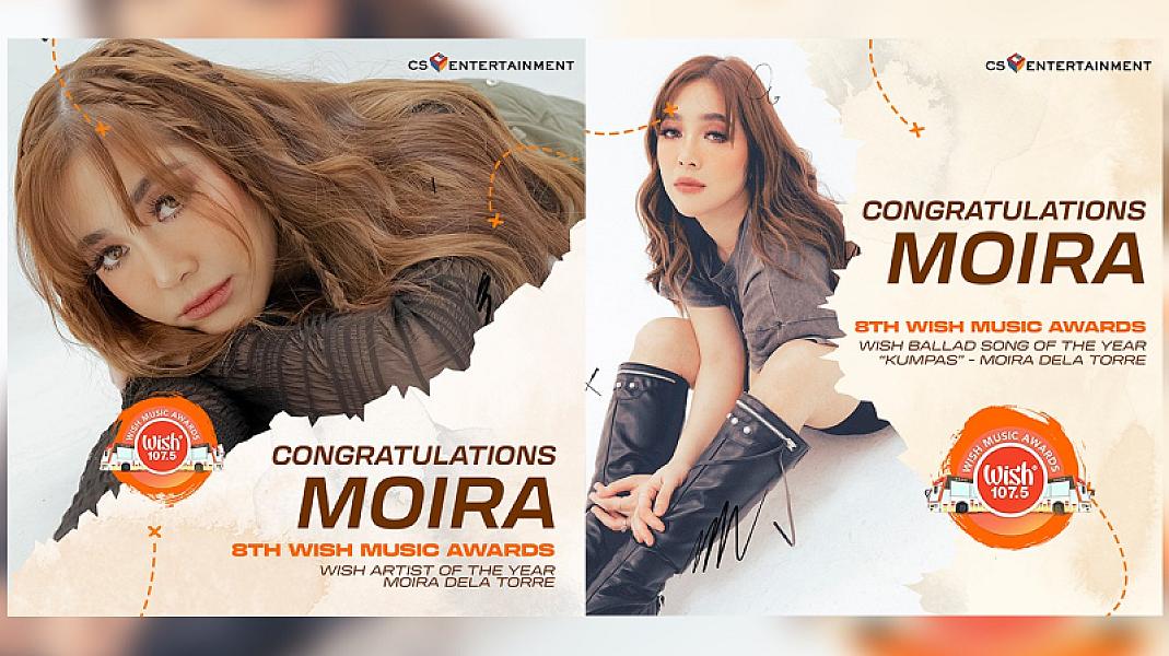 Moira, nagwagi sa 8th Wish Music Awards