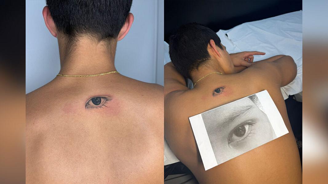 Kyle Echarri honors late sister Bella with back tattoo