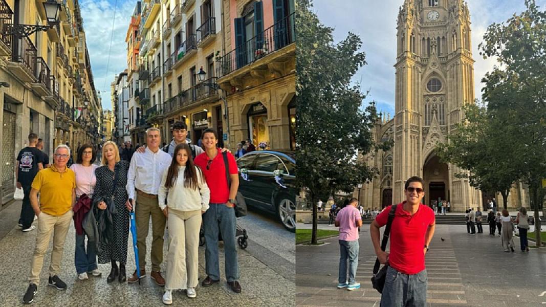 Kyle Echarri meets relatives in Spain for the first time