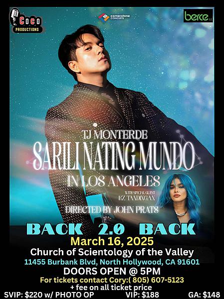 TJ Monterde Sarili Nating Mundo Live in Los Angeles Day 2