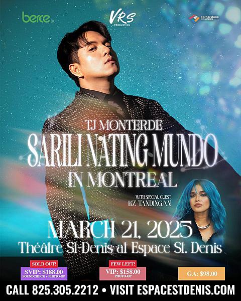 TJ Monterde Sarili Nating Mundo Live in Montreal