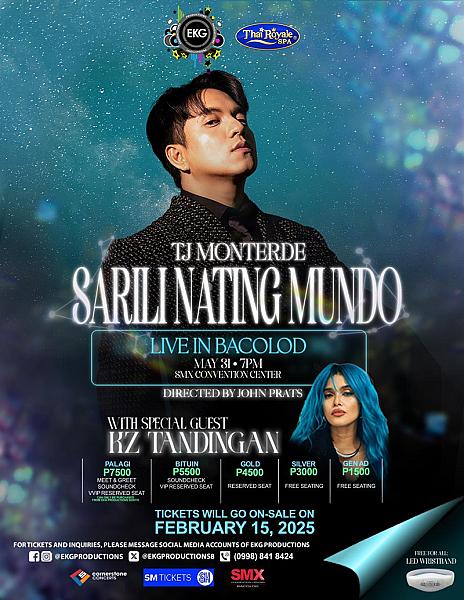 TJ Monterde Sarili Nating Mundo Live in Bacolod