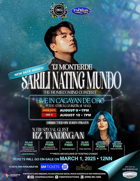 TJ Monterde Sarili Nating Mundo Live in Cagayan De Oro Day 2