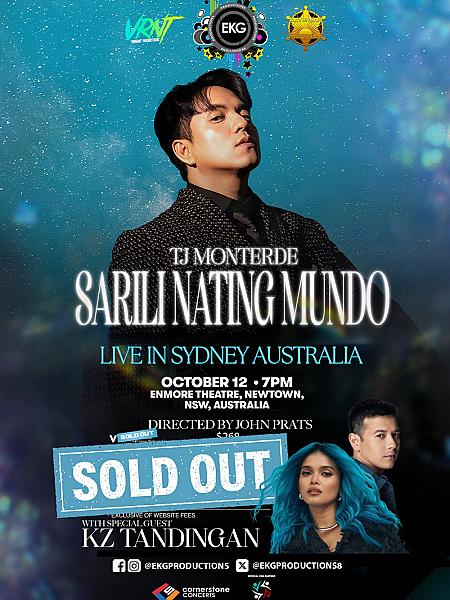 TJ Monterde Sarili Nating Mundo Live in Sydney