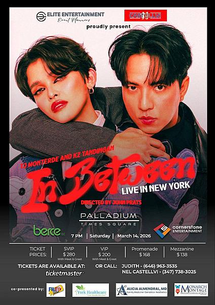 TJ Monterde & KZ Tandingan In Between: Live in New York