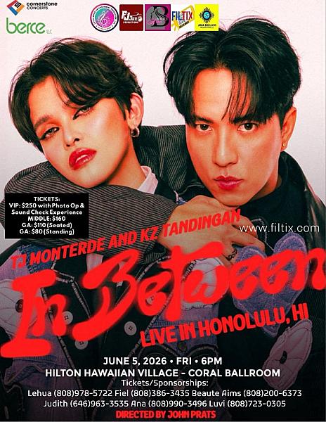 TJ Monterde & KZ Tandingan In Between: Live in Honolulu