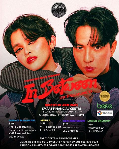 TJ Monterde & KZ Tandingan In Between: Live in Houston