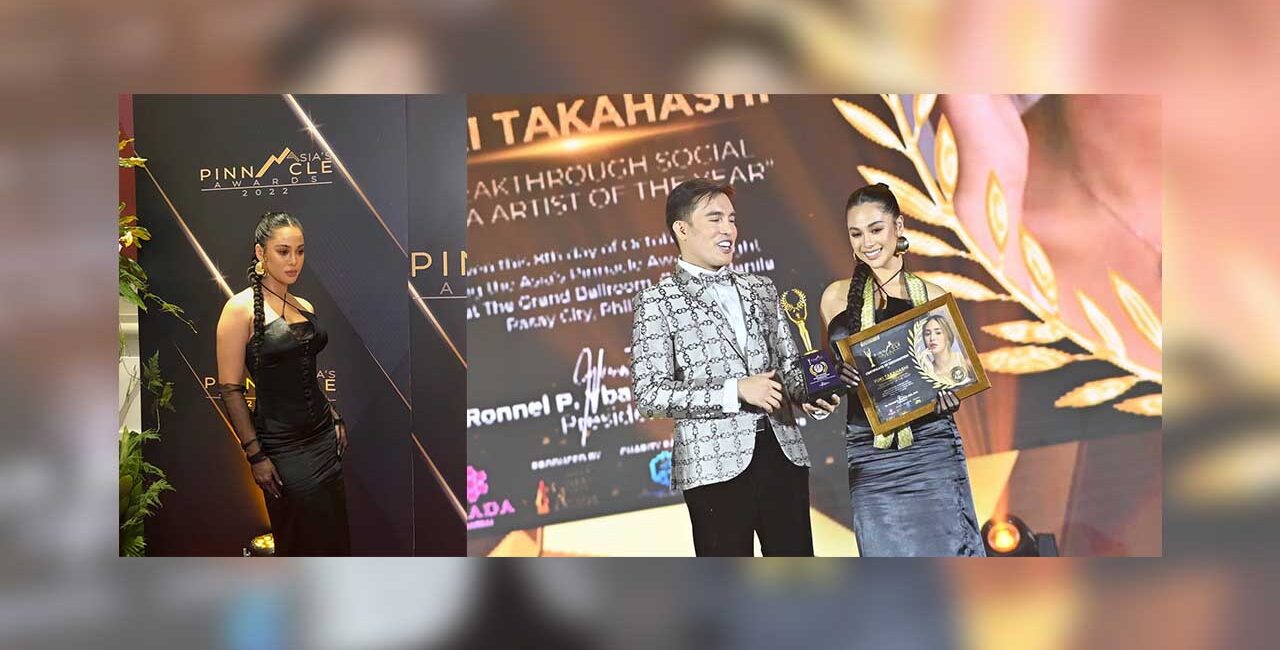 Yukii Takahashi Named As “Breakthrough Social Media Artist of the Year” by Asia’s Pinnacle Awards