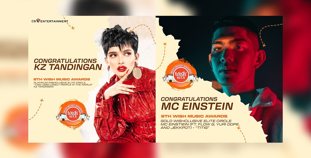 KZ Tandingan at MC Einstein, napabilang sa Wishclusive Elite Circle sa 8th WMA