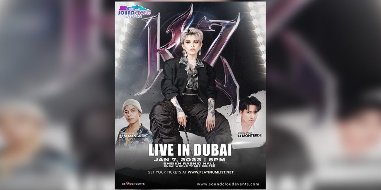 KZ Tandingan announces Dubai 2023 concert